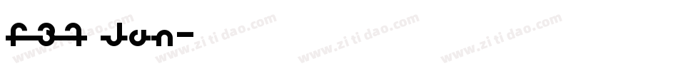 F37 Jan字体转换